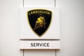 The main logo of Lamborghini Service Sport Cars