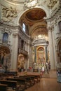 Bologna, Italy - 16 Nov, 2022: Interior of the Santuario di Santa Maria della Vita church