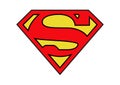 The famous logo of Superman from DC comics