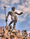 Bologna, Italy - Statue of Neptune Royalty Free Stock Photo