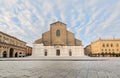 Bologna, Italy. View of Basilica di San Petronio on sunrise