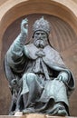 Bologna landmark Pope Gregory XIII statue in Bologna