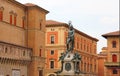 Bologna landmarks: Fountain of Neptune is a monumental civic fountain located in the eponymous square, Piazza del Nettuno, next to