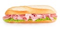 Bologna and lettuce sandwich