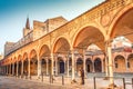 Bologna local landmark of Emilia Romagna region of Italy - Santa Maria dei Servi or Santa Lucia church and archway or