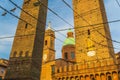 Bologna oldtown city skyline, cityscape of Italy Royalty Free Stock Photo