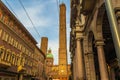 Bologna oldtown city skyline, cityscape of Italy Royalty Free Stock Photo