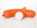 Bologna sausage Royalty Free Stock Photo