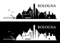 Bologna skyline - Italy - illustration