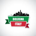 Bologna skyline - Italy - illustration