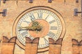 Bologna Tower Clock Royalty Free Stock Photo