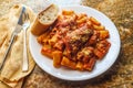 Bolognese Rigatoni Braciola