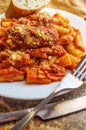 Bolognese Rigatoni Braciola