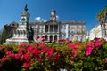 Bolsa Palace in Porto Portugal Downtown area during spring Royalty Free Stock Photo