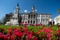 Bolsa Palace in Porto Portugal Downtown area during spring Royalty Free Stock Photo