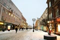 Bolshaya Pokrovskaya street in Nizhny Novgorod, Russia.