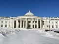 Moscow, Russia, March, 03, 2024. Bolshaya Sukharevskaya square, house 3, building 1. Sheremetev\'s hospital