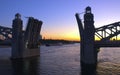 The Bolsheokhtinsky Bridge is a beautiful drawbridge across the Neva River in St. Petersburg