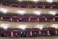 Bolshoi theater historical building interior, the auditorium