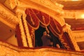 Bolshoi theater historical building interior. Tsar`s Lodge
