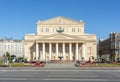 Bolshoi theatre Big theater building in Moscow, Russia Royalty Free Stock Photo