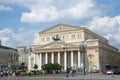 The Bolshoi theatre building in Moscow, Russia