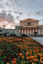 Bolshoi Treater in Moscow at sunset, Russia