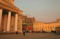 Bolshoy theater historic building in Moscow. Night view