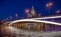 Bolshoy Ustinsky Bridge in Moscow, Russia