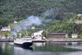 BOLSOY of Fjord1 in Hellesylt, Norway Royalty Free Stock Photo