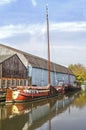 Warehouses and historic barges