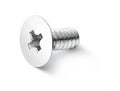 Bolt isolated on white background. Flat Head Machine Screws