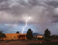 A Bolt of Lightning in a Rural Neighborhood