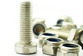 Bolt and Lock Nut Royalty Free Stock Photo