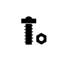 Bolt Nut Icon Royalty Free Stock Photo