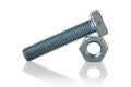 Bolt and nut. Royalty Free Stock Photo