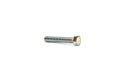 Bolt and nut on a white background.Selective focus. Royalty Free Stock Photo