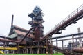 Bolt Tower and the blast furnace in Vitkovice in Ostrava, Czech Republic