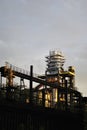 Ostrava, Czech Rebublic - 06/23/2015: Bolt Tower in the bright evening sun