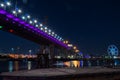 Bolte Bridge at Docklands in Melbourne Royalty Free Stock Photo