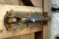 Bolted gate Royalty Free Stock Photo