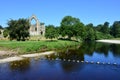 Bolton Abbey and River Wharfe, Wharfedale, North Yorkshire, England Royalty Free Stock Photo