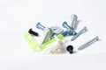 Bolts nails and screws Royalty Free Stock Photo