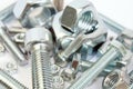 Bolts and nuts Royalty Free Stock Photo