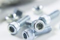 Bolts and nuts Royalty Free Stock Photo