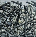 Bolts, screws, nuts Royalty Free Stock Photo