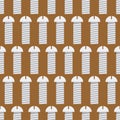 Bolts seamless pattern. Iron Fasteners background. Metal