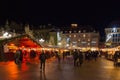 Bolzano Christmas Market in the evening, Trentino Alto Adige, northern Italy