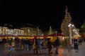 Bolzano Christmas Market in the evening, Trentino Alto Adige, northern Italy