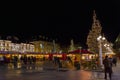 Bolzano Christmas Market in the evening, Trentino Alto Adige, northern Italy